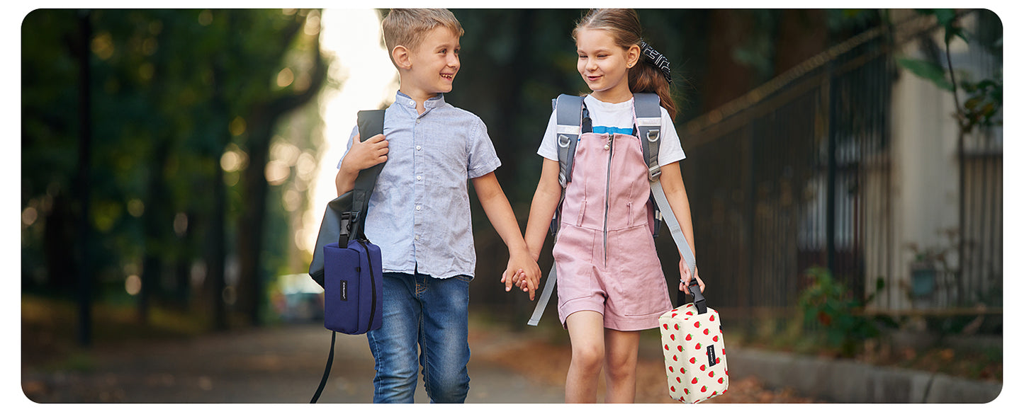 Cerboony Mini Cooler Bag - Solid Square - 4-Can Capacity Upgrade