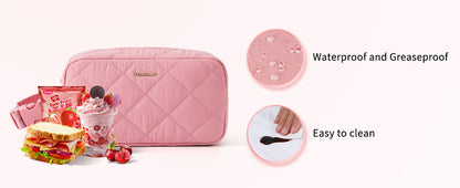 Cerbonny Ethereal Freezable Bag - As Fluffy and Gentle as Cloud - 3 Cans Capacity with 2 Detachable Ice Pack