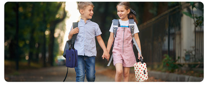 Cerboony Mini Cooler Bag - Classical Solid Square with 2 Detachable Ice Packs