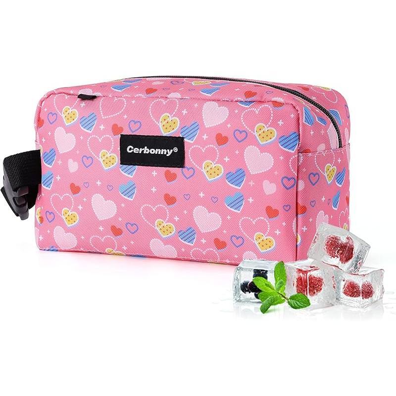 Cerboony Mini Cooler Bag - Classical Solid Square with 2 Detachable Ice Packs