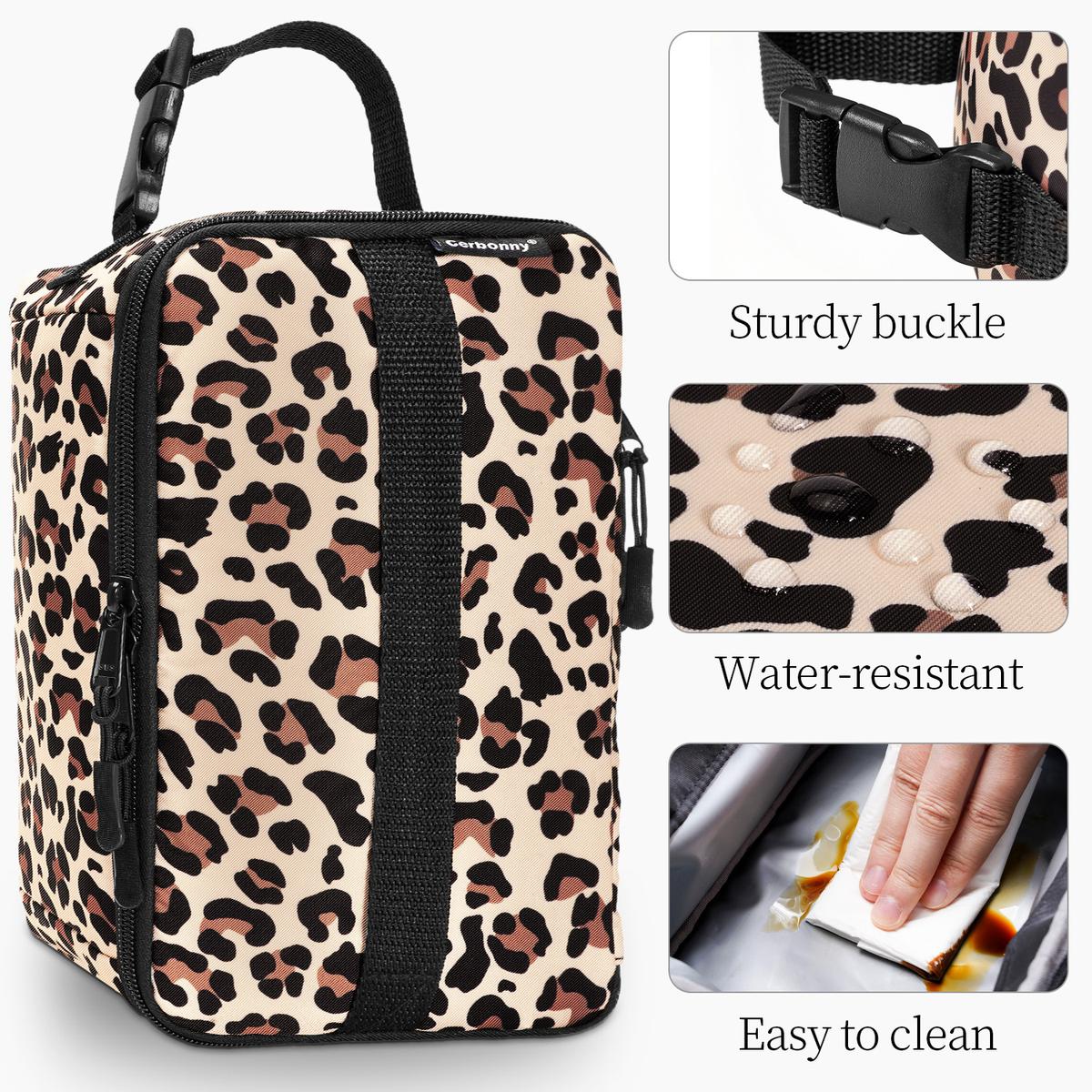 Cerbonny Freezable Bag Set - Square 3 Cans & Double Handles 6 Cans - Built in Detachable Gel Packs