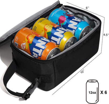 Cerbonny Freezable Lunch Bag - Classical 6 Cans Capacity