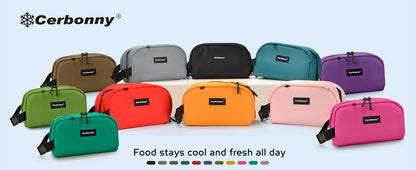 Cerbonny Mini Freezable Bag - Classical Rounded with 2 detachable Ice Packs