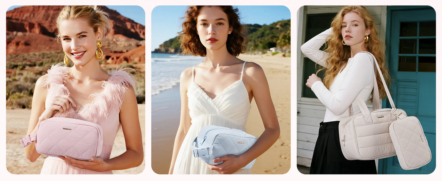 Cerbonny Ethereal Freezable Bag - As Fluffy and Gentle as Cloud - 3 Cans Capacity with 2 Detachable Ice Pack