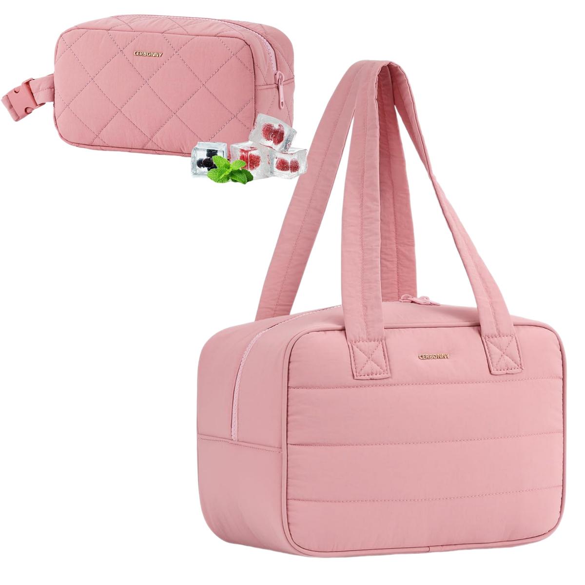 Cerbonny Ethereal Freezable Bag Set - Square Ethereal 3 Cans & Large Ethereal 16 Cans - Built in Detachable Gel Packs