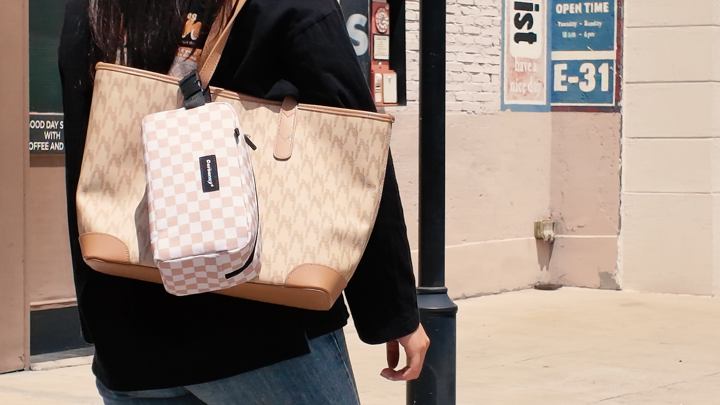 Cerboony Mini Cooler Bag - Solid Square - 4-Can Capacity Upgrade