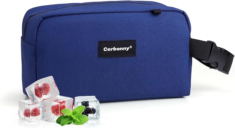 Cerboony Mini Cooler Bag - Solid Square - 4-Can Capacity Upgrade
