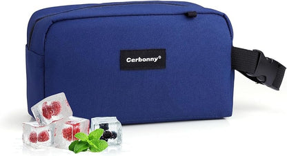 Cerboony Mini Cooler Bag - Solid Square - 4-Can Capacity Upgrade