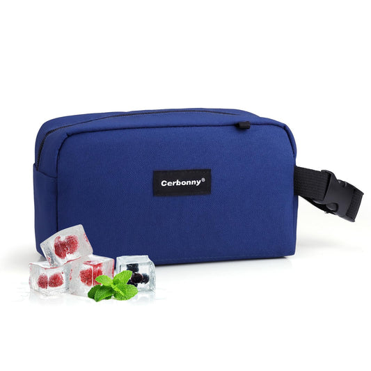 Cerboony Mini Cooler Bag - Solid Square - 4-Can Capacity Upgrade