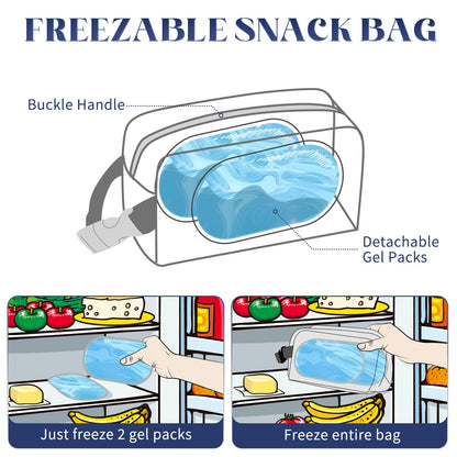 Cerboony Mini Cooler Bag - Solid Square - 4-Can Capacity Upgrade