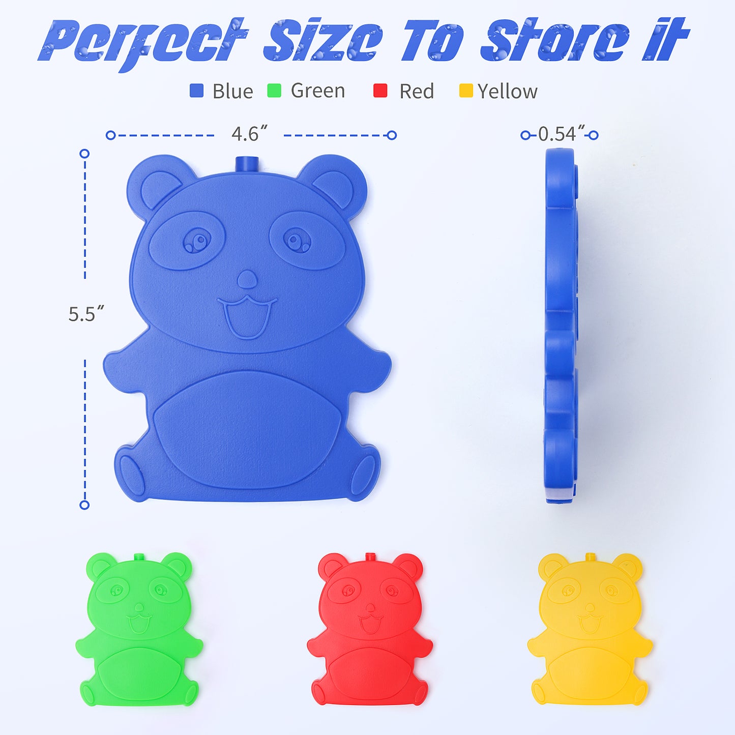 Cerbonny Lunch Box lce Packs (4-Pack) - Panda