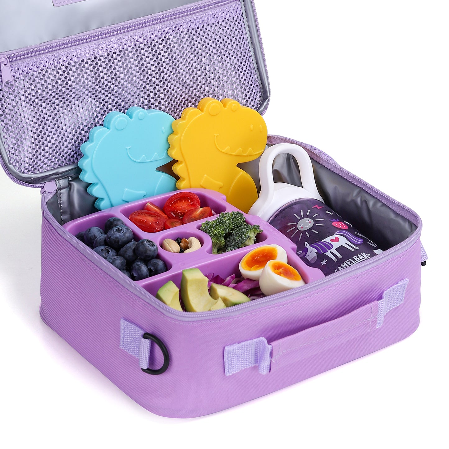 Cerbonny Lunch Box lce Packs (4-Pack) - Dinosaur