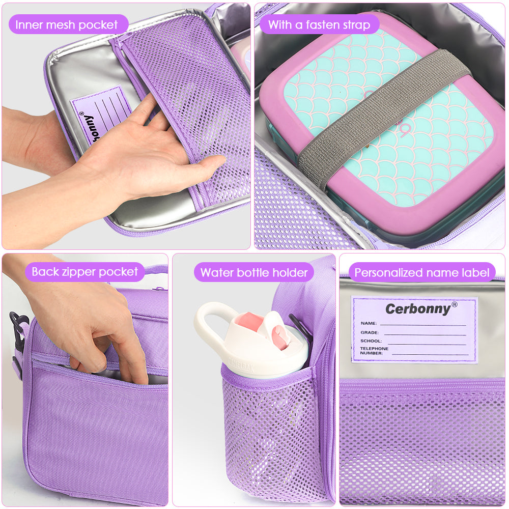 1.innermeshpocket2.withafastenstrap3.backzipperpocket4.waterbottleholder5.personalizednamelabel