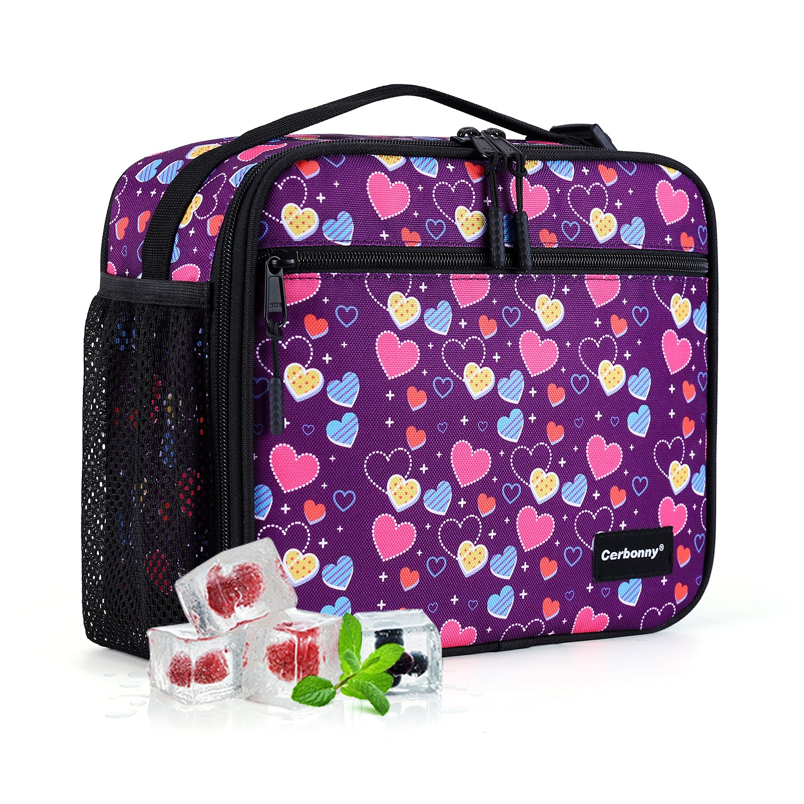 Cerbonny Cooler Lunch Box-PurpleB