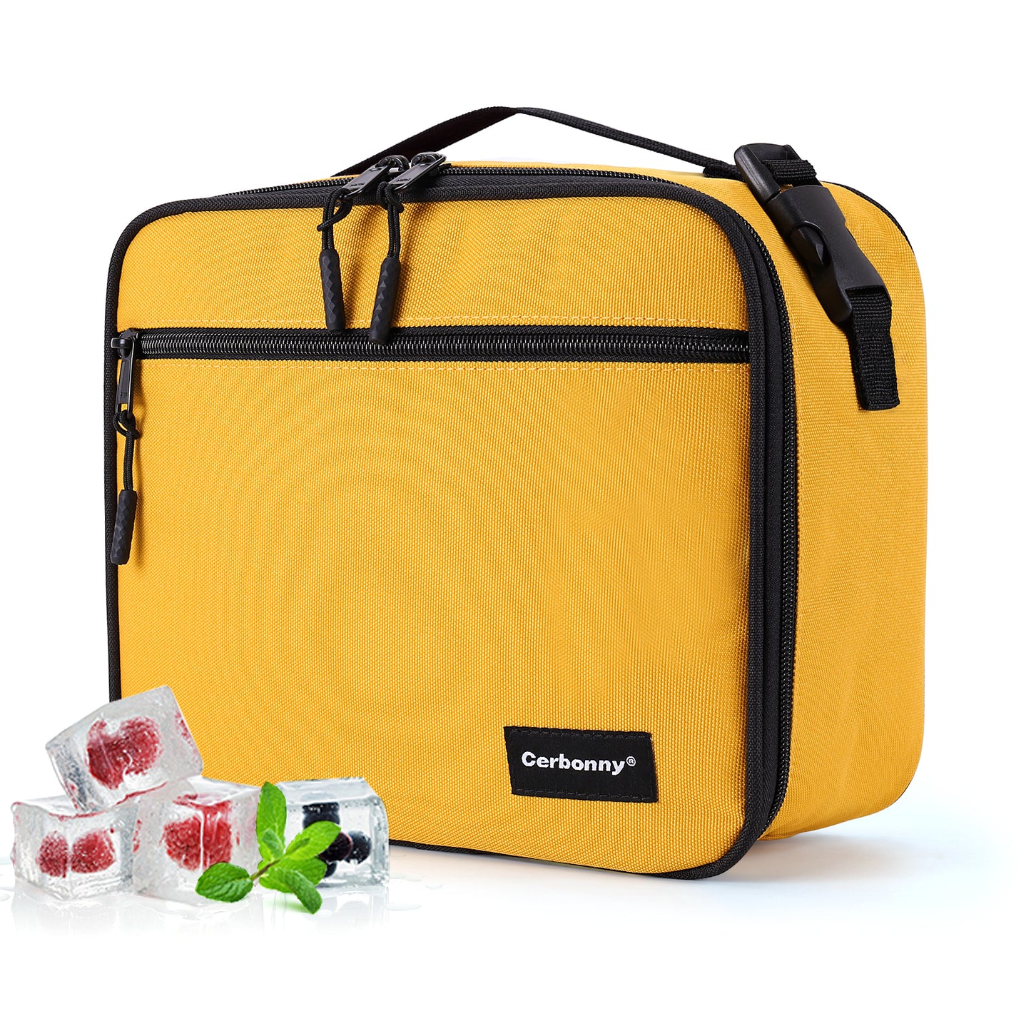 Cerbonny Freezer Lunch Bag-yellow-b
