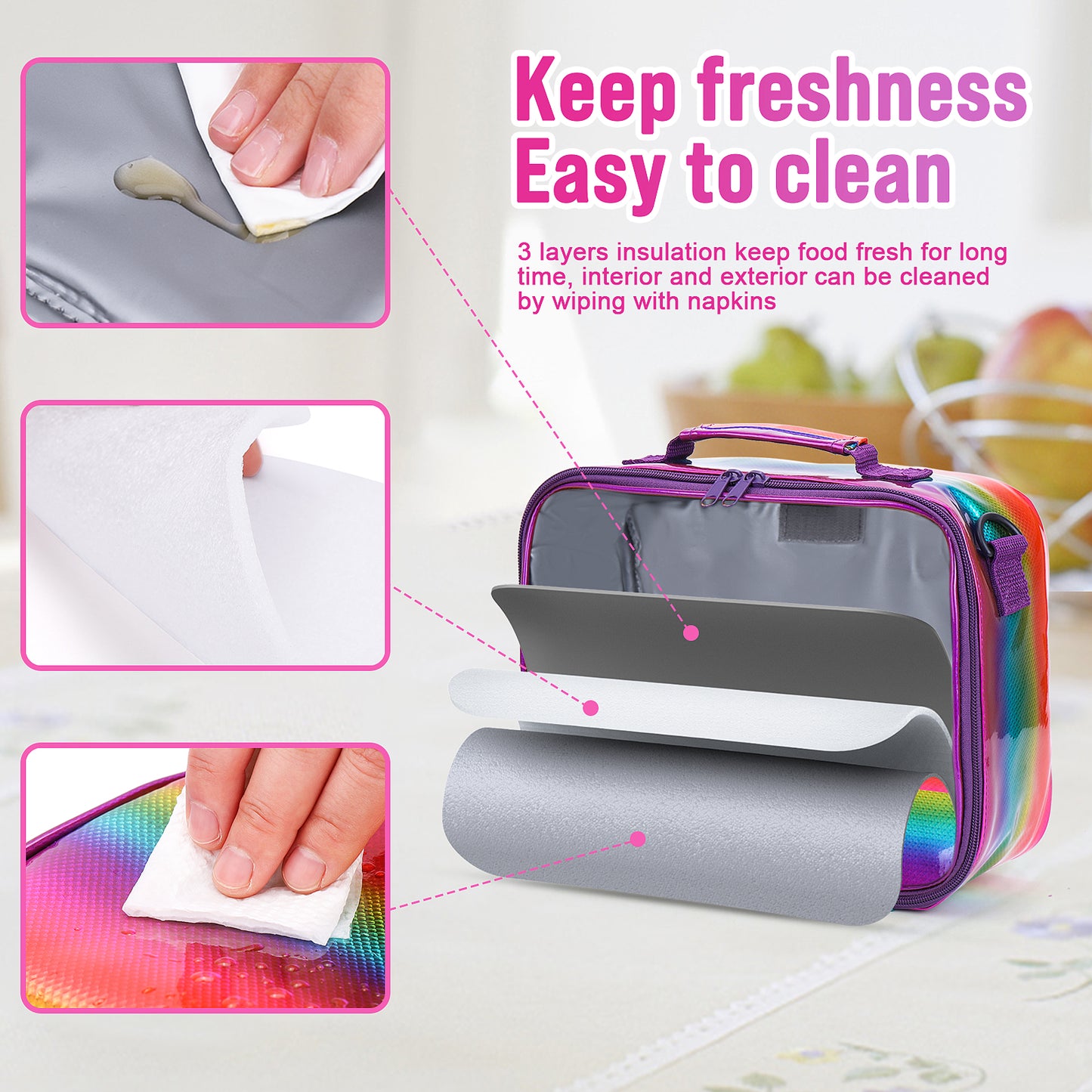keep freshness easy to clean