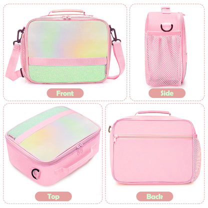 lunch box kids-front-side-top-back