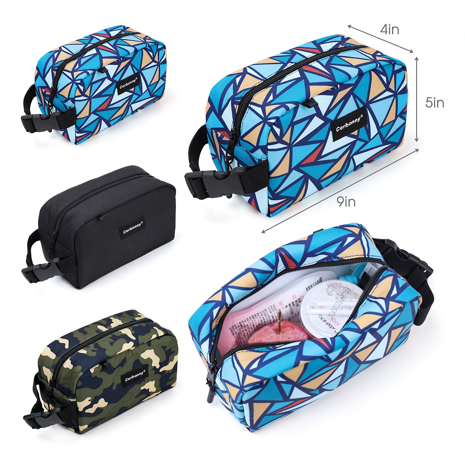 small cooler bag-black-1-Triangle-1-camo-1